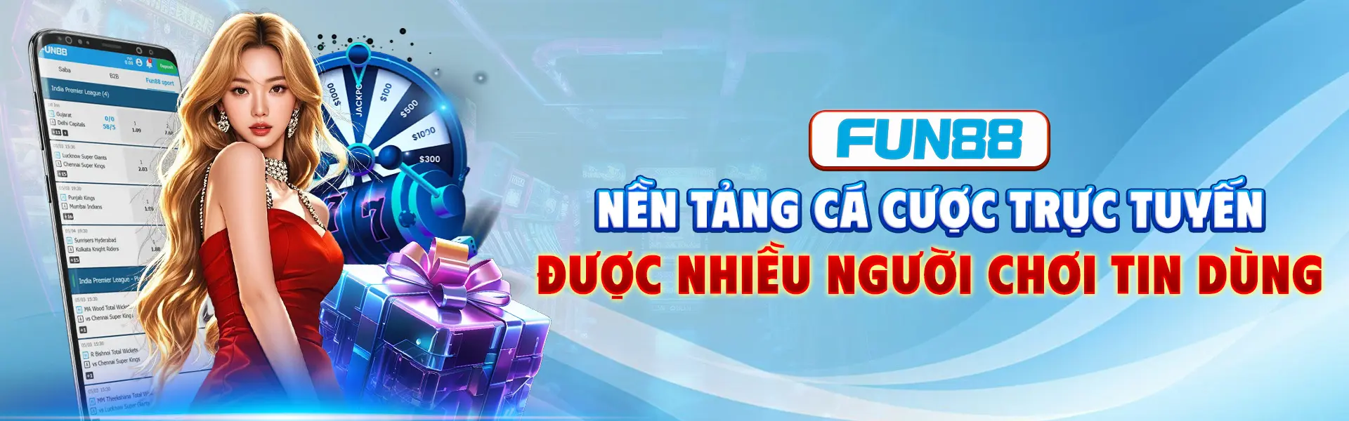 Banner Fun88 chính thức hỗ trợ tiếng Việt
